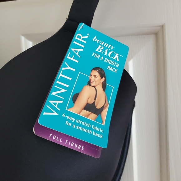 NWT VANITY FAIR Beauty Back Bra Style 76380 In Midnight Black 38G - Picture 4 of 8